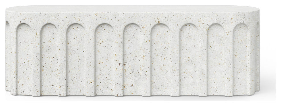 Mixx, Atlas Bench, Ivory Terrazzo
