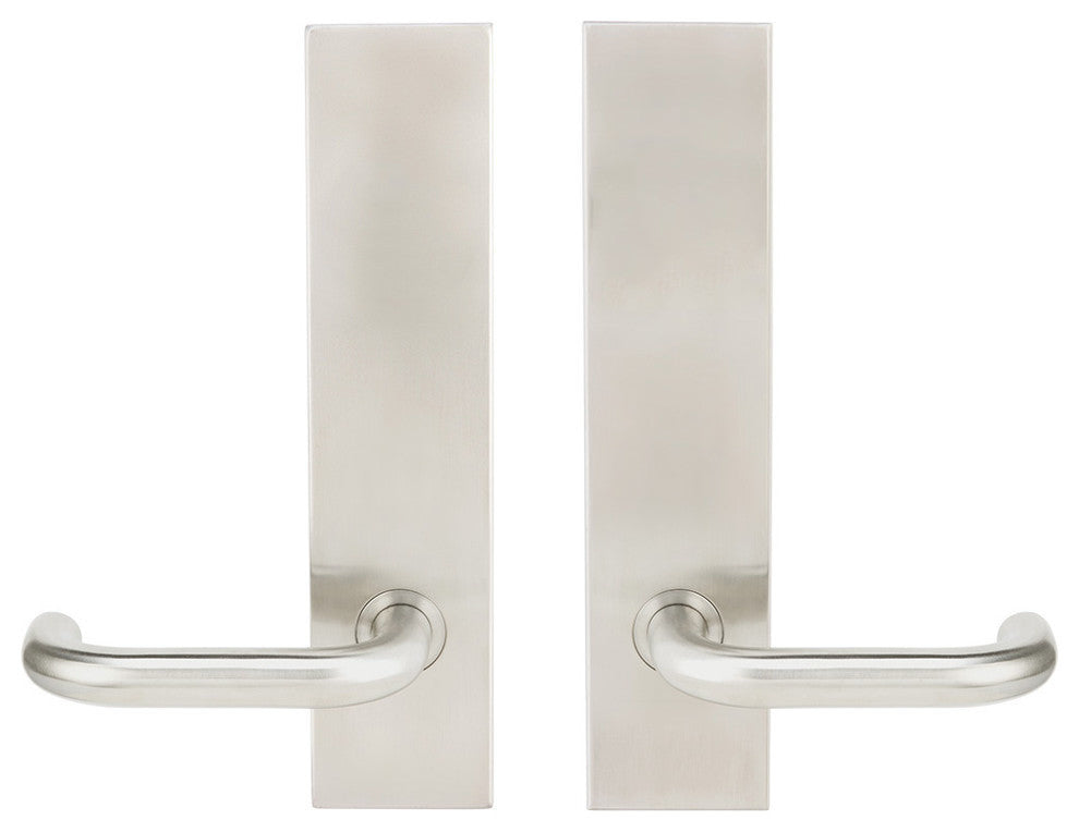 Munich Lever, Tubular Privacy, Satin Stainless Steel, 2-3/8" Backset