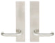 Munich Lever, Tubular Privacy, Satin Stainless Steel, 2-3/8" Backset