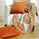 Delia Knitted Throw and Matching Pillow Shell Combo 3-Piece Set, Delia