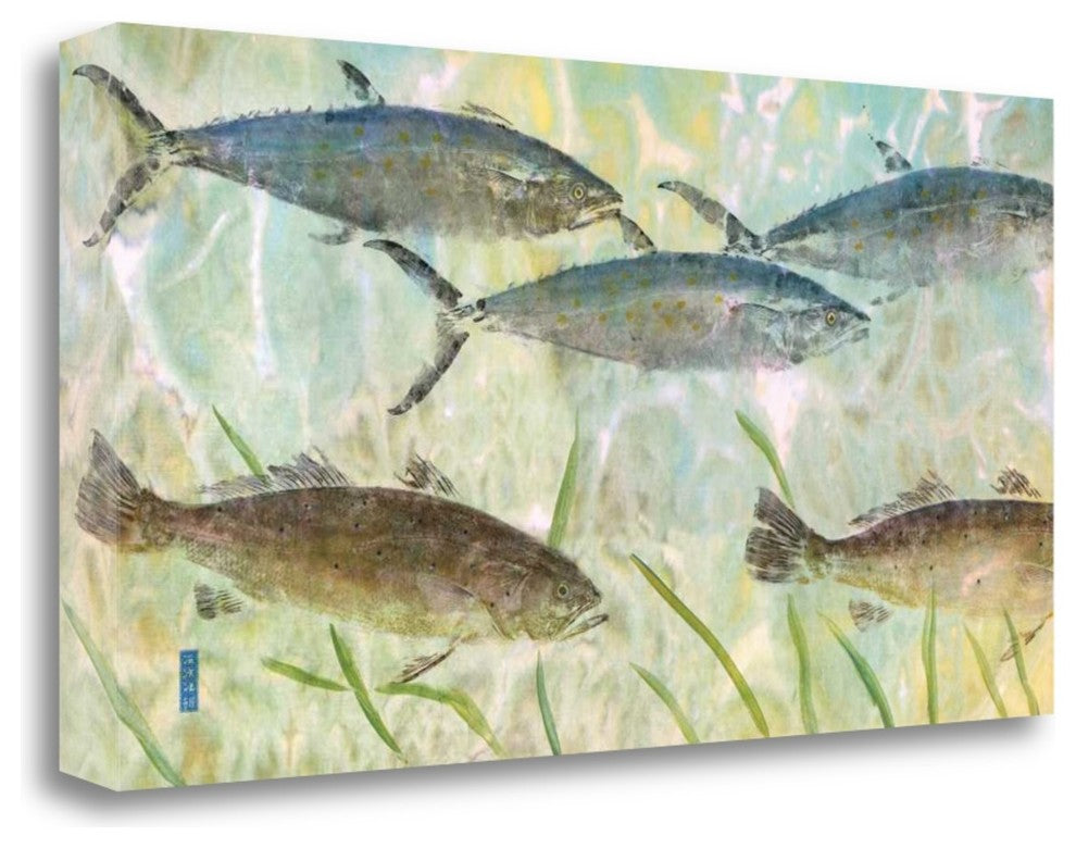 "Outside Flats" By Jim Roberts,Ready to Hang Giclee Print on Gallery Wrap Canvas