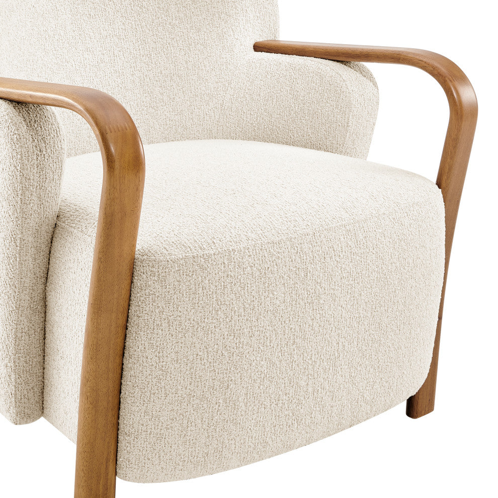 Tania Fabric Accent Arm Chair, Palladian Beige
