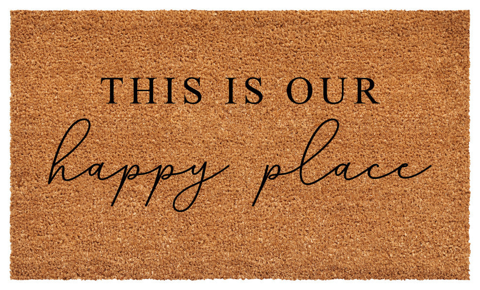 Calloway Mills Happy Place Doormat, 24" X 36"