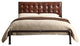 Malcolm Vintage Metal Upholstered Queen Size Bed