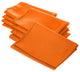 LA Linen Polyester Poplin Napkin, 10 Pack, Orange