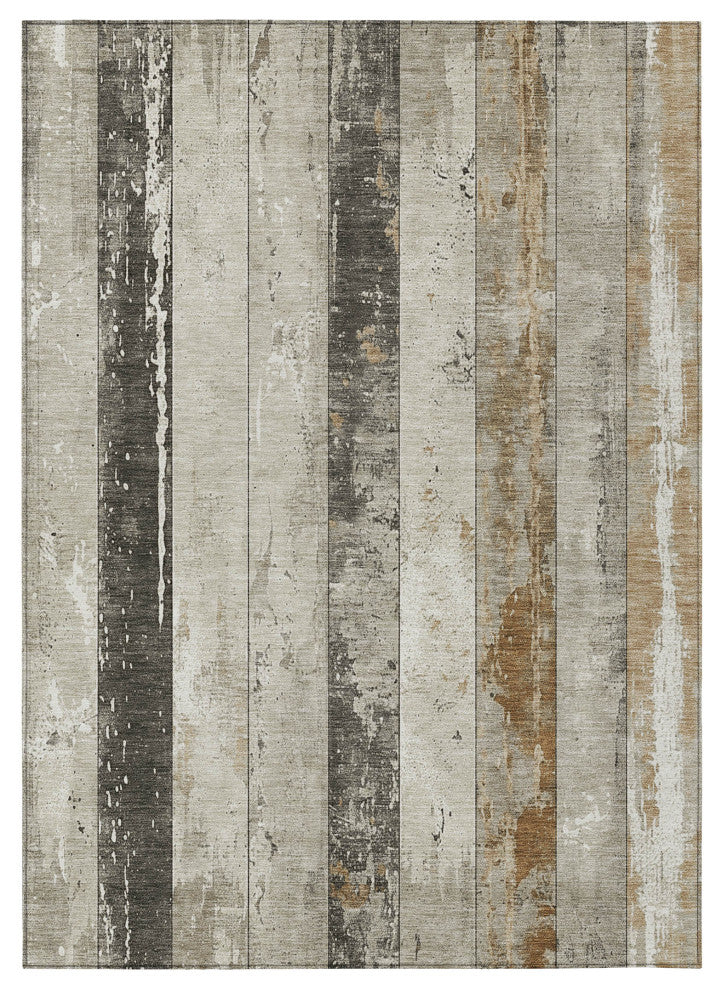 Machine Washable Indoor/Outdoor Chantille ACN1868 Beige 8' x 10' Rug