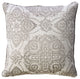 Benzara BM178033 Set of 2 Throw Pillows With Intricate Medallion Patterns