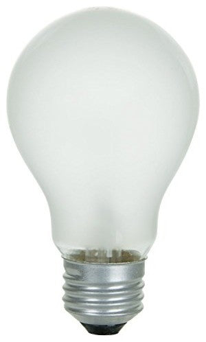 Sunlite 60 Watt A19 Household Light Bulb, Medium Base, Frost