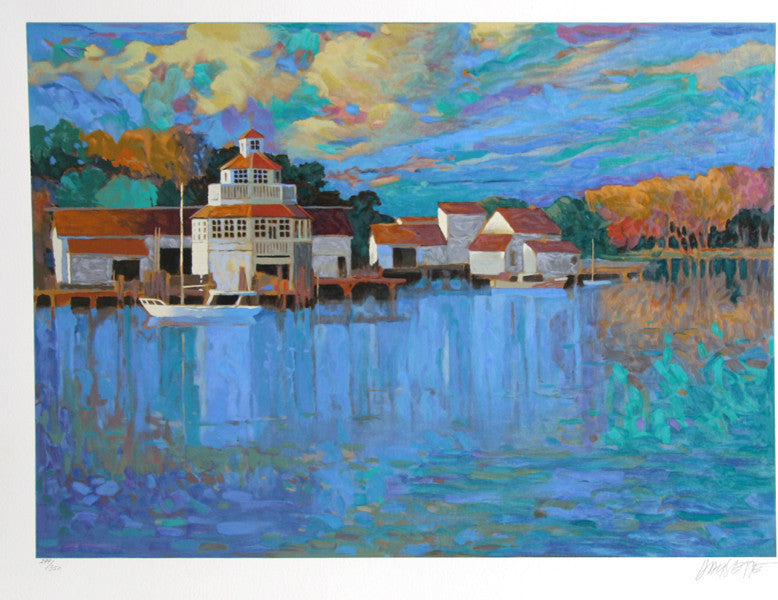 "Sunrise At Dye'S Inlet II" Artwork