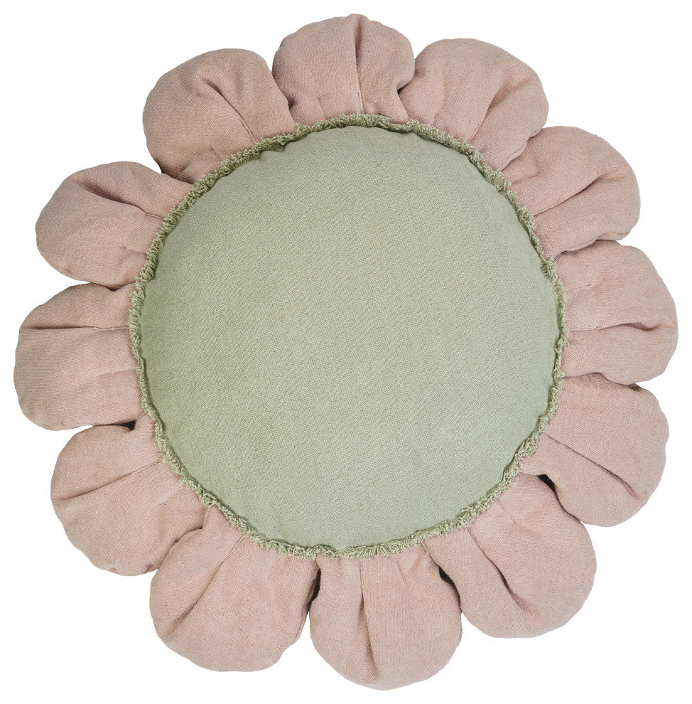 Pink Daisy Floor Cushion