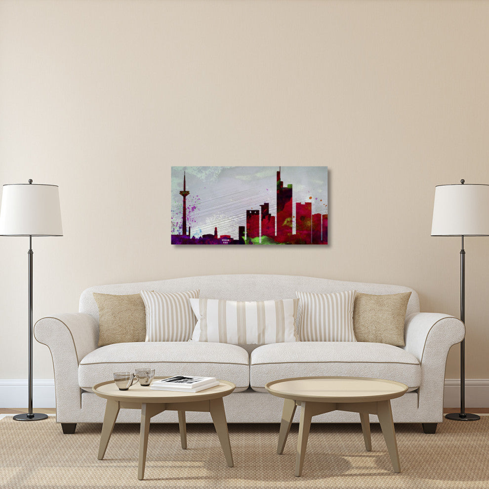 "Frankfurt City Skyline" Fine Art Print