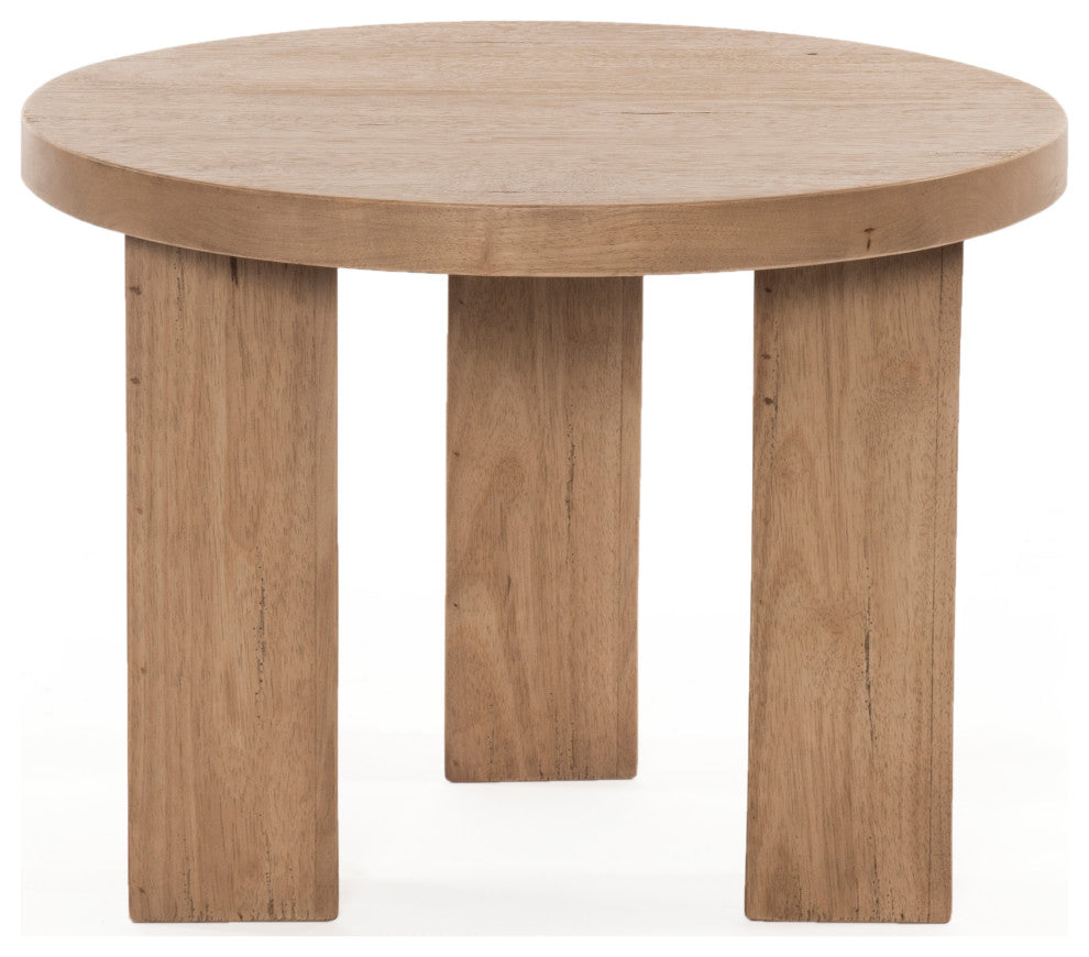Mesa End Table-Light Brushed Parawood