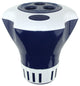 Floating Swimming Pool Chemical Dispenser, White/Blue