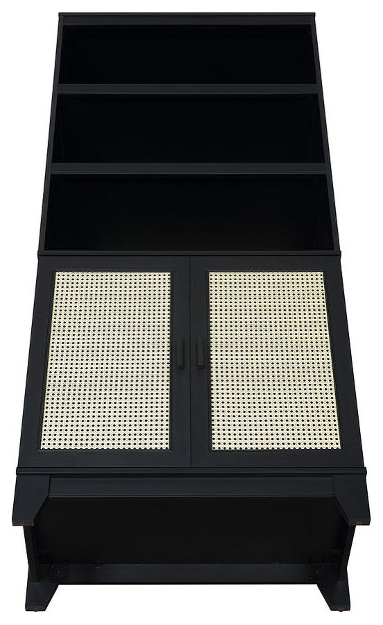 Manhattan Comfort Sheridan Bookcase Cabinet, Set of 2