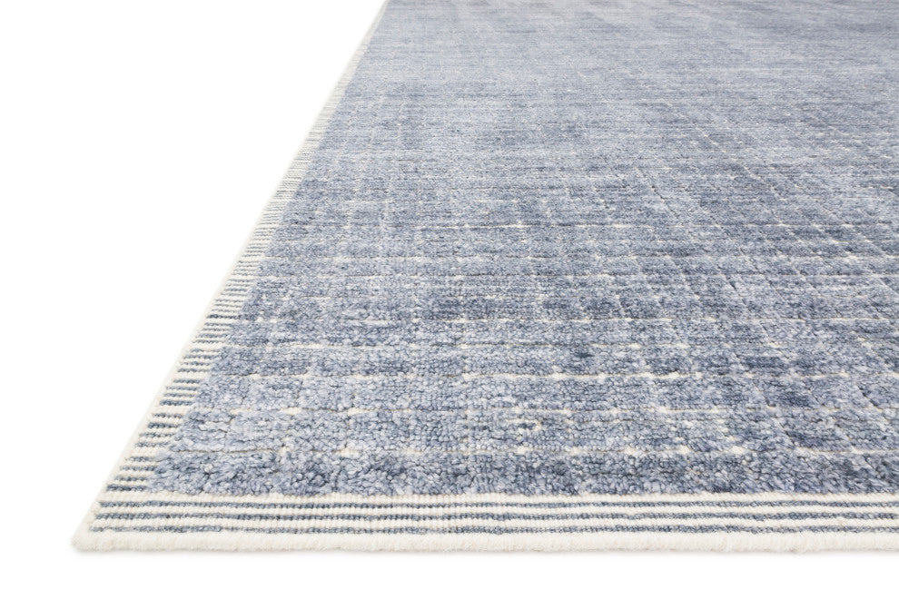 Loloi Rugs BEV-01 Area Rug, Denim, 2'0"x3'0"