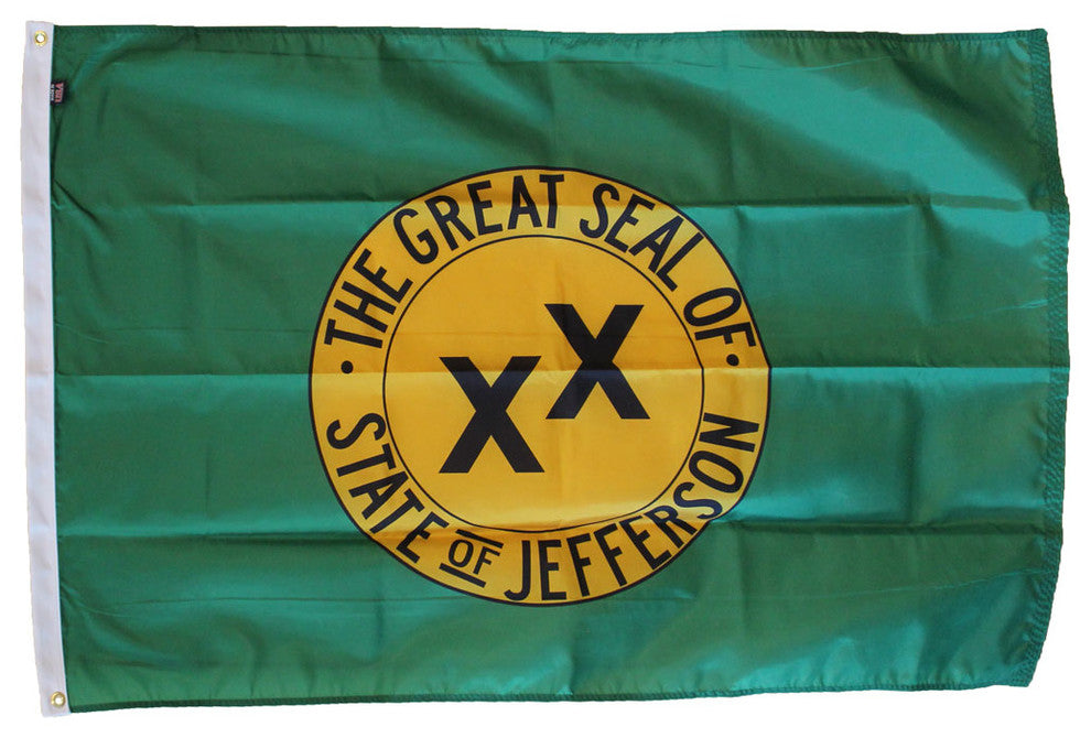 State of Jefferson , 3'x5' Nylon Flag