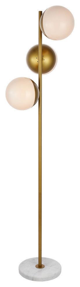 Living District Ld6162Br Picasso 3-Light Floor Lamp