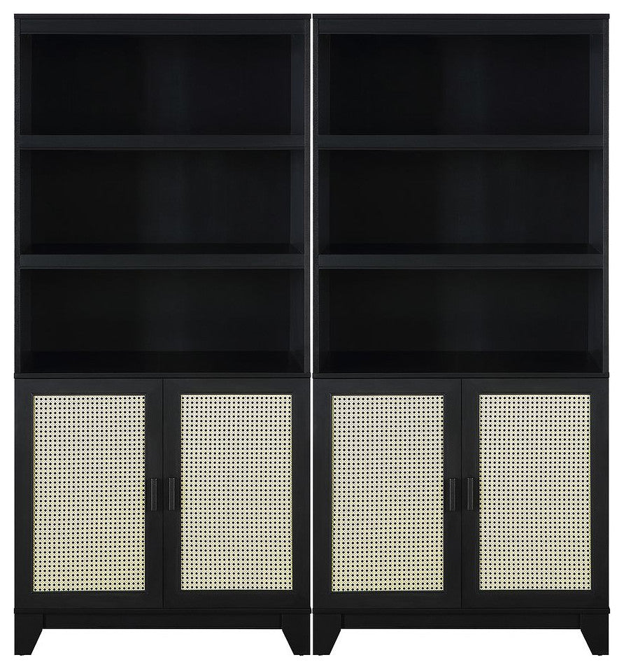 Manhattan Comfort Sheridan Bookcase Cabinet, Set of 2