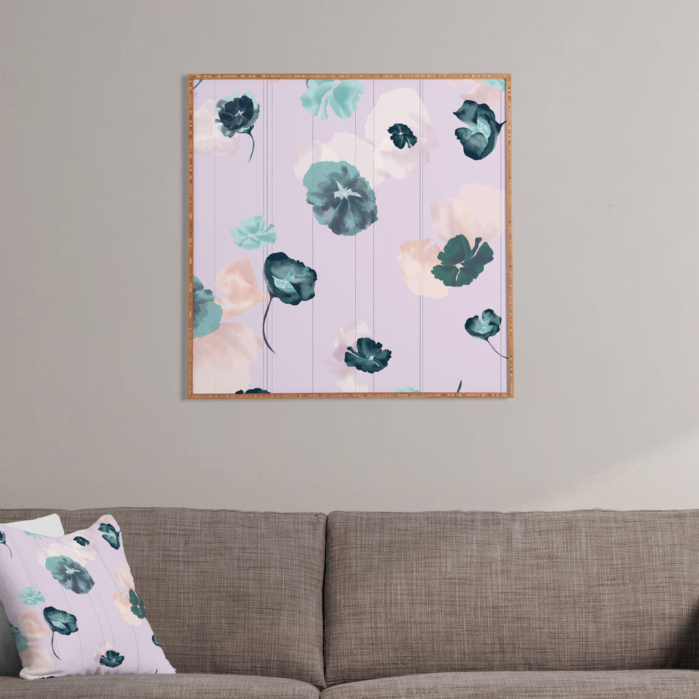 Deny Designs Khristian A Howell Mademoiselle In Lavender Framed Wall Art