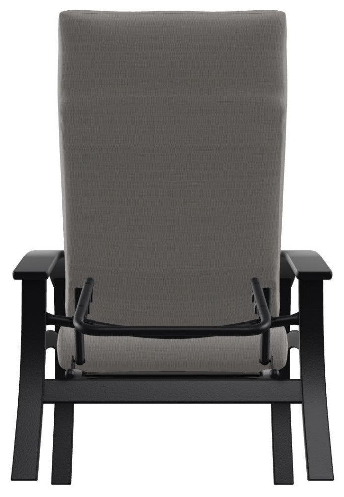 Belle Isle Cushion Outdoor Adjustable Back Chair, Tabloid Cloud/Black