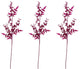 3 Pieces 40" Glitter Berry Christmas Spray, Velvet