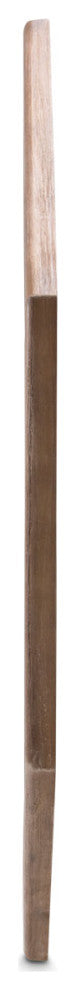 Hudson Ferry Octagonal Wall Mirror - Driftwood Brown