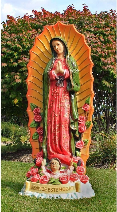 Large Virgin of Guadalupe Statue