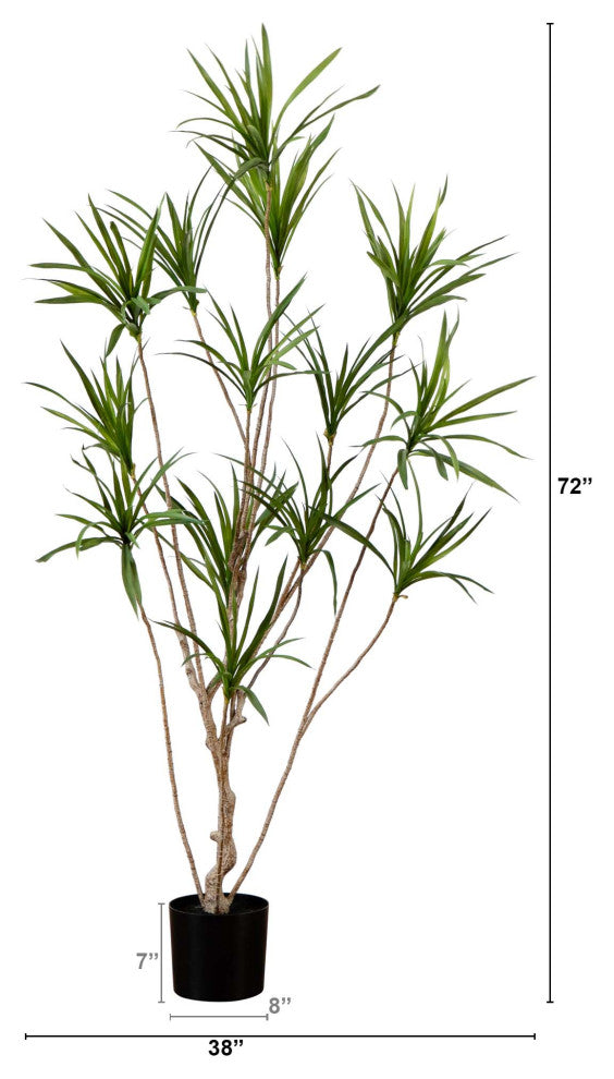 6ft. Artificial Dracaena Tree