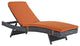 Summon Outdoor Patio Sunbrella, Chaise, Canvas Tuscan