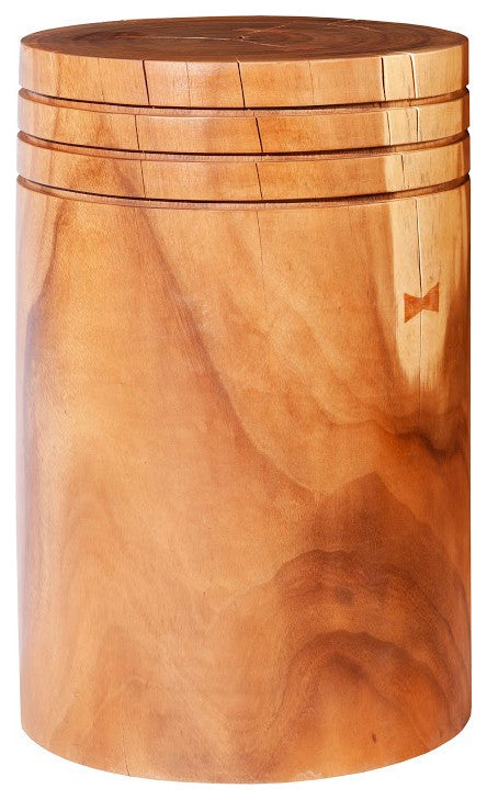 Chamcha Wood Pedestal, Round