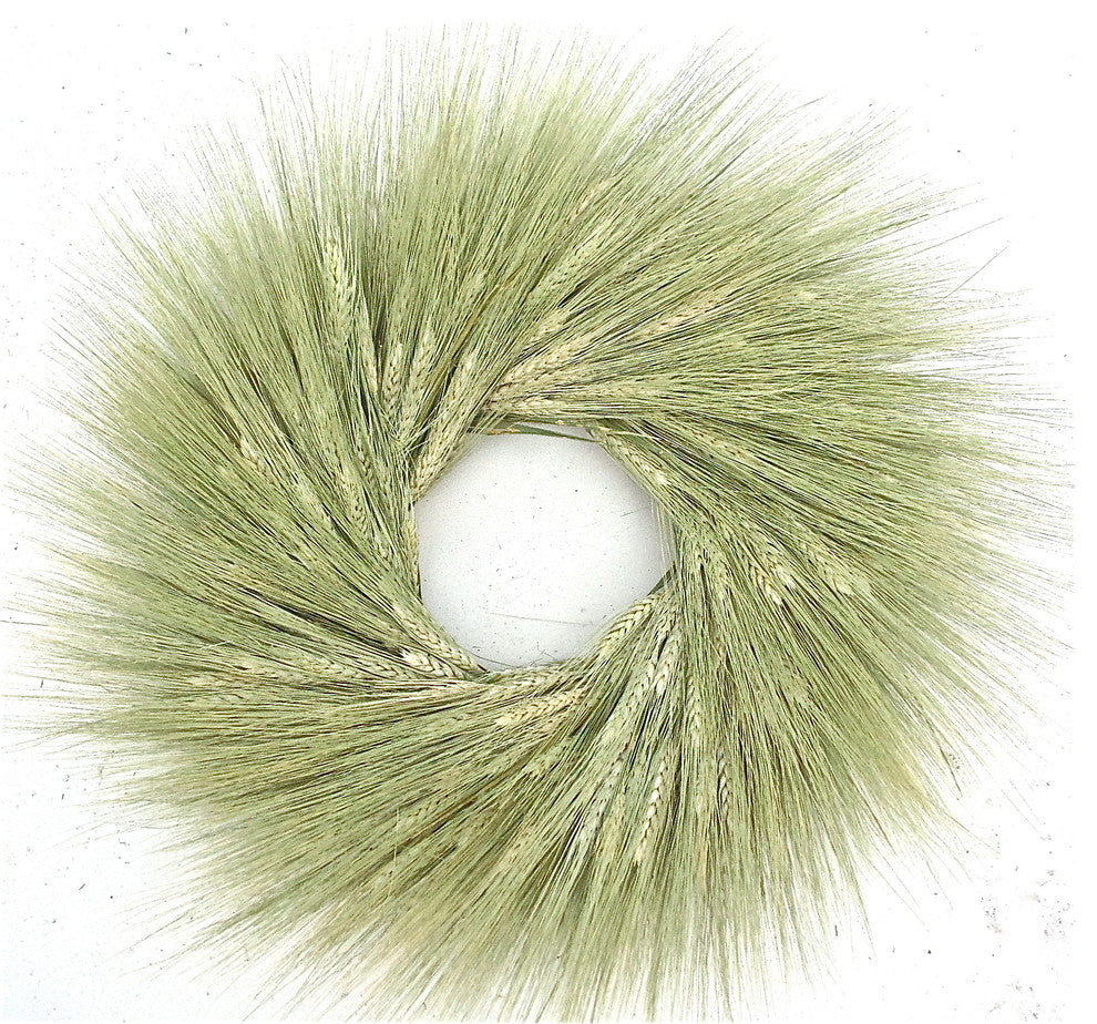 Green Wheat Wreath, 19"