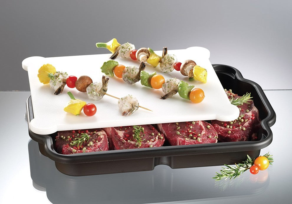 PRODYNE BB16 Prep And Slice Cutting Board Utility Tray Combo