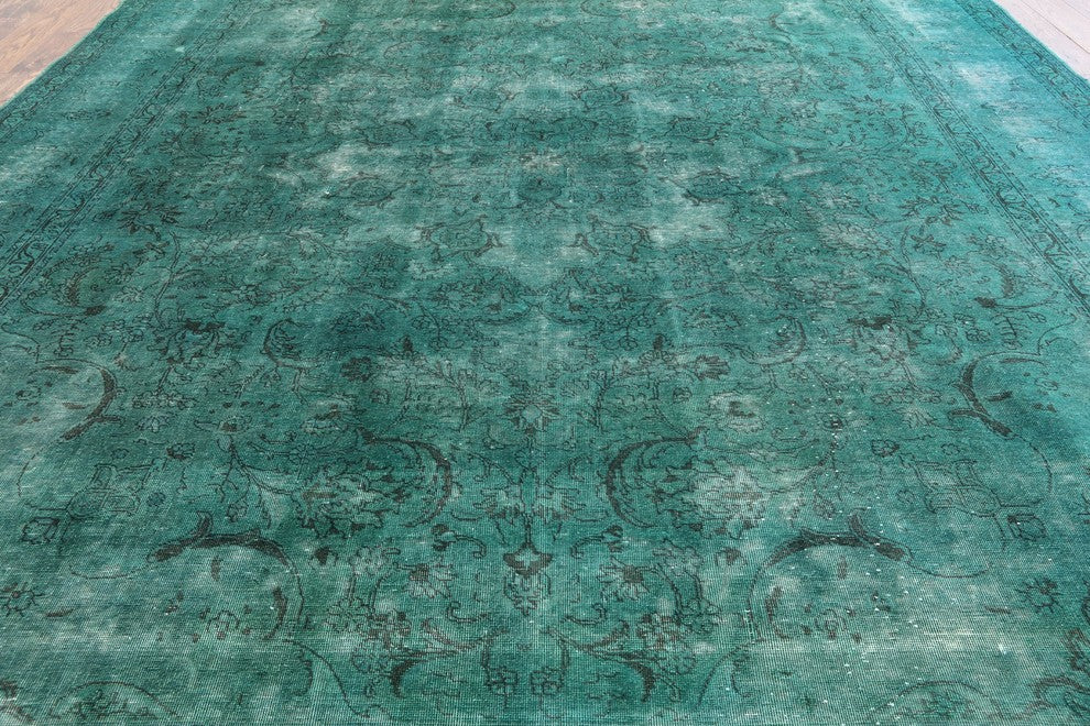 Oriental Hand Knotted Overdyed Area Rug 10'x13', W2066