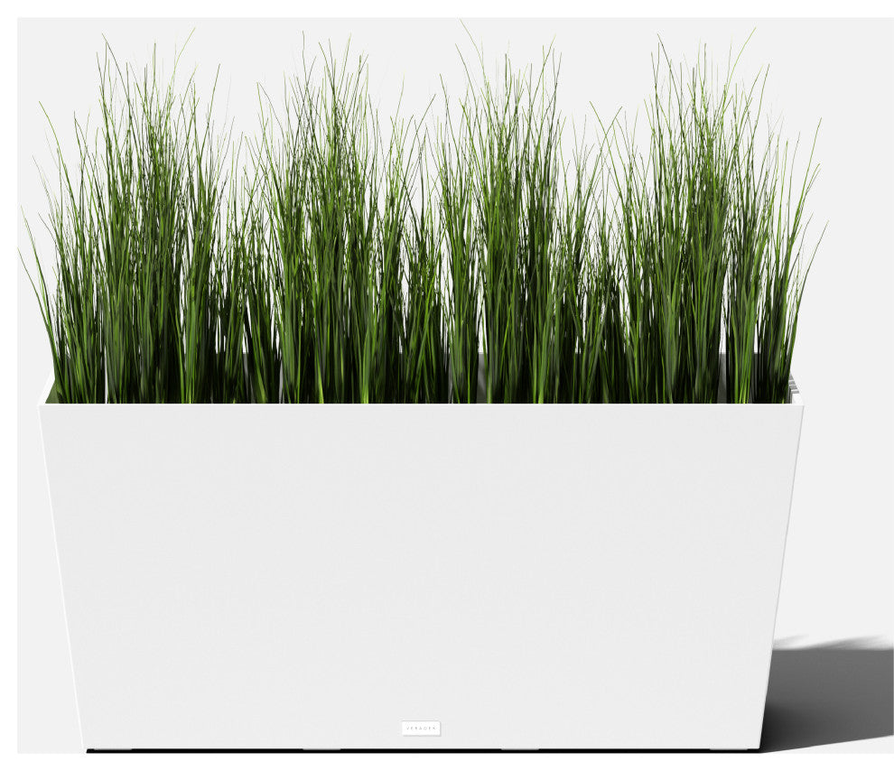 Midori Trough Planter, White, 39 Inch, 1 Pack