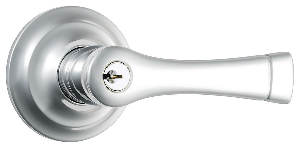 Brinks Push Pull Rotate Harper Entry Lever, Polished Chrome