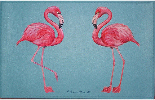 Betsy Drake Pink Flamingo 30 Inch By 50 Inch Comfort Floor Mat