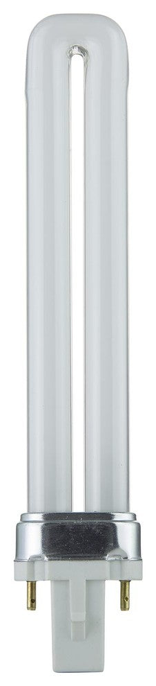 Sunlite 9 Watt Pl 2 Pin Single U Shaped Twin Tube, G23 Base, Warm White