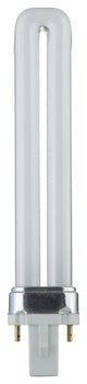 Sunlite 9 Watt Pl 2 Pin Single U Shaped Twin Tube, G23 Base, Warm White