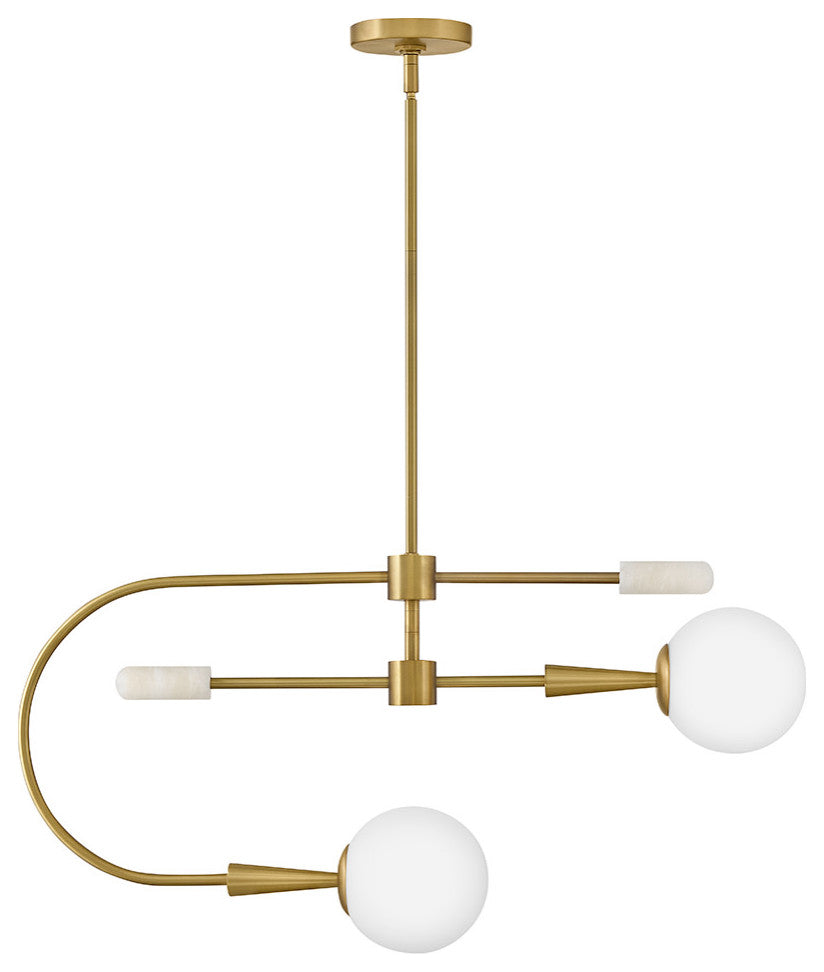Lark Maude Medium Single Tier, Lacquered Brass