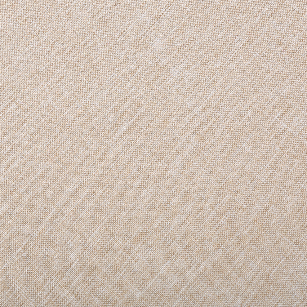 GDF Studio Soleil Outdoor Chaise Lounge Cushion, Textured Beige