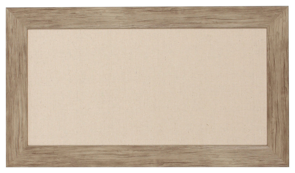 Beatrice Rustic Brown Framed Fabric Pinboard