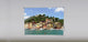 "Portofino" Artwork, 4' Shade, Blackout, Right