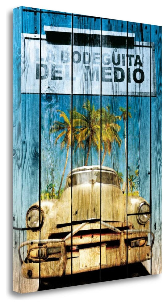 "La Bodeguita" By Bresso Sola,Ready to Hang Giclee Print on Gallery Wrap Canvas