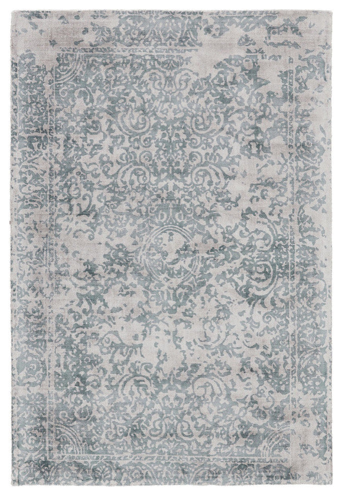 Weave & Wander Jasmel Rug, Ice, 5'x8'