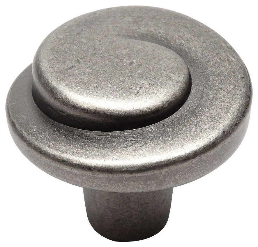 Cosmas 775AS Cabinet Swirl Knob, Set of 5, Weathered Nickel