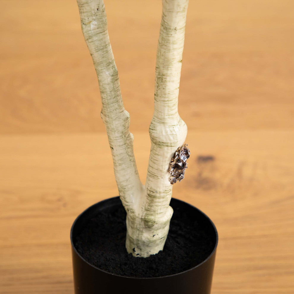 4ft. Artificial Birch Tree With Real Touch Leaves
