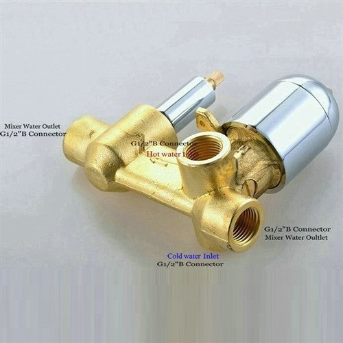 Prima Shower Valve Mixer 2-Way Concealed Wall Mounted
