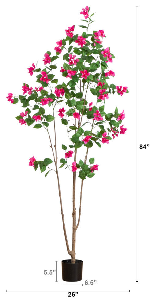 7ft. Artificial Minimalist Bougainvillea Tree