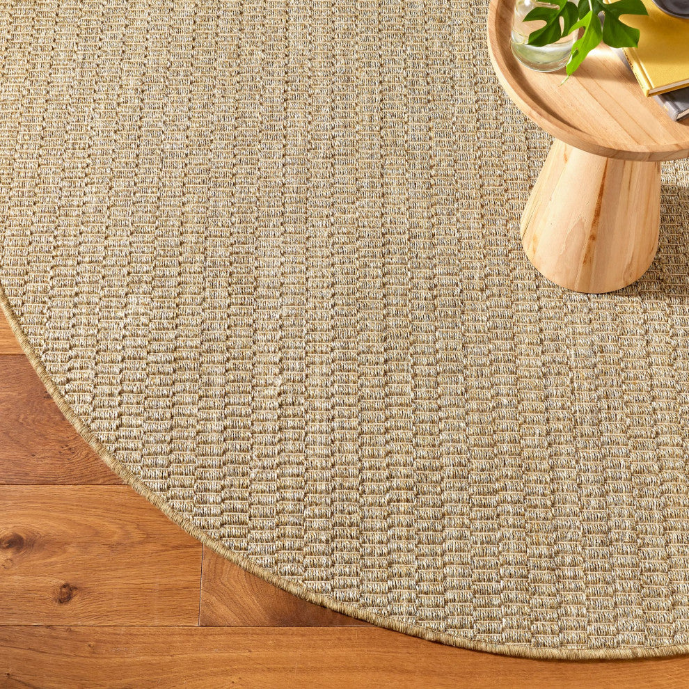 Dash & Albert Wicker Natural Woven Sisal Rug, Natural, 5' x 8'