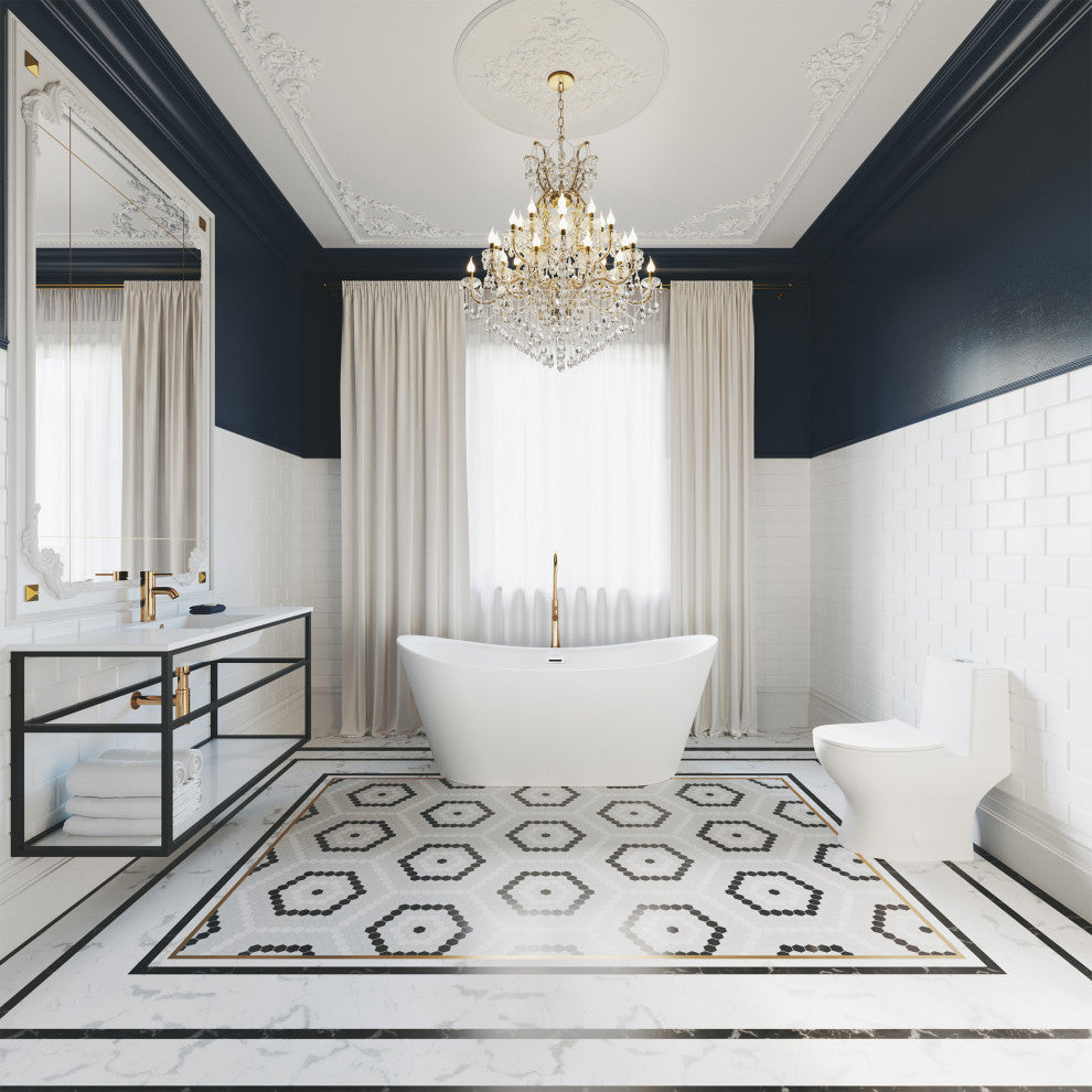 Ivy Freestanding Double Slipper Bathtub